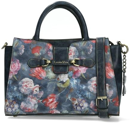 Laura Vita Borsa a manico da donna Ayna 01, colore:blu