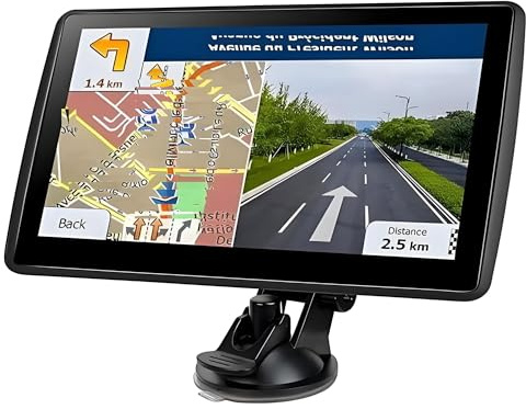 Système de Navigation vidéo par Satellite monté su GPS pour Voiture, Camion et Camping-Car, Carte la pour Plus récente, écran Tactile 7 Pouces, Guidage Vocal
