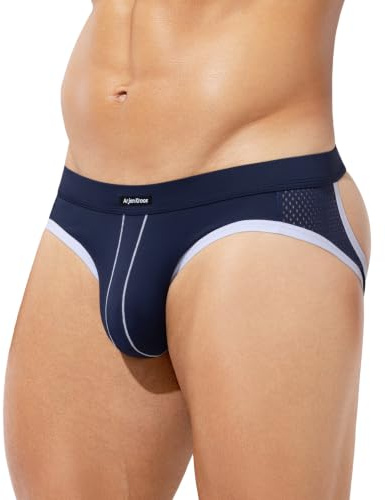 Arjen Kroos jockstrap män män sexiga underkläder suspensorium man | Mesh sportunderkläder, stringtrosa, låg midja, transparent nät, andas, mycket elastiska, för vardag alla hjärtans dag