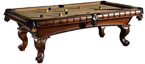 Billiard-Royal Billardtisch Pooltisch Modell Aramis 9 ft. mit hochwertigem K-55 Bandengummi und freier Tuchwahl, Tuchfarbe:Beige