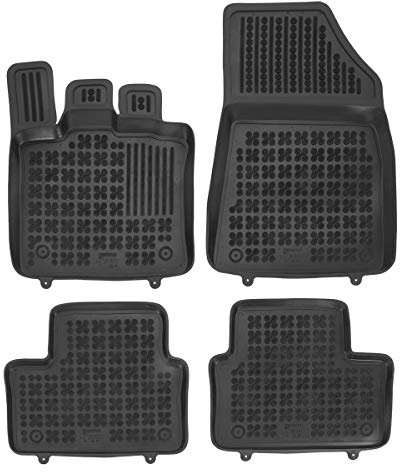 AZUGA 3D Gummi Fußmatten für Renault Captur II 2020/Symbioz/Mitsubishi ASX | ab 2023. rutschfest, wasserdicht, passgenau, TPE Gummimatten, hoher Rand Automatten, AZ10300407