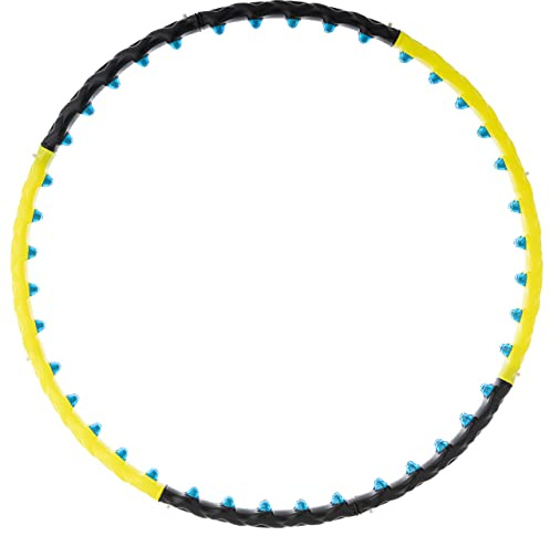MAXXIVA Hula Hoop Reifen Erwachsene Fitness 80 Magnete 1,5 kg Home-Training Yoga Pilates Reha Sport Workout Massage