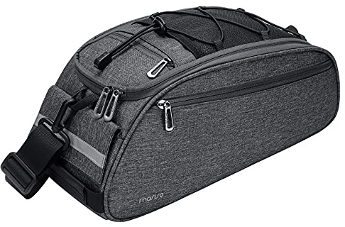 MOSISO Fahrradtasche Gepäckträgertasche, Wasserdichter Fahrrad Koffer Rücksitztasche Radfahren Fahrradträger Rücksitz Gepäckaufbewahrung Sattel Tasche mit Tragegriff und Schultergurt