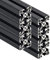 SCHMIDT systemprofile 6 Stück 2000mm Aluminium-Profil 40x40mm Nut 8 Strebenprofil Anthrazit 4040 Aluprofil Konstruktionsprofil 2m