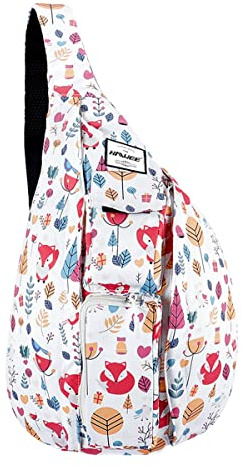 Reise Brusttasche Sling Umhangetasche Rucksack Crossbody Schultertasche | Casual Daypack für Männer Frauen Teenager Arbeit Reise Studie Outdoor Klettern Wandern Laufen