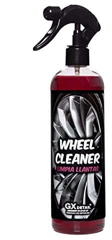 GxDetail Car Care - Limpia Llantas para Coche 500 ml. – Eliminador de Suciedad, Grasa y Ferodo – Fórmula Potente y Segura para Todo Tipo de Llantas – Brillo Profesional y Fácil Aplicación...
