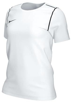 Nike Damen Dri-fit Park20 T-Shirt, White/Black/Black, L EU