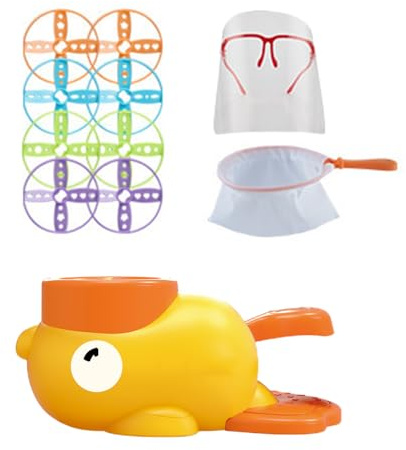 Shooters Flying Toys | Juguete de Lanzador al aire libre para,Juego de Juguetes de Lanzamiento de Platillo Volante, Juguetes para exteriores para niños y niñas, Juguetes de aprendizaje