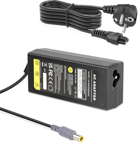 PASUKTER Laptop Netzteil 65W Ladegerät für Lenovo, Netzteil 20V 3,25A für Thinkpad Sl410 SL500 R60 R61 T400 T410 X230 Edge 11 13 14 15 E220S E420, 7.9x5.5mm