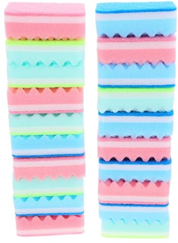 DECHOUS Esponjas Multiusos para Fregar La Cocina: 20 Piezas De Limpieza Resistente Esponja para Fregar Que No Raya Herramienta Reutilizable para Lavar Platos para Suministros De Cocina