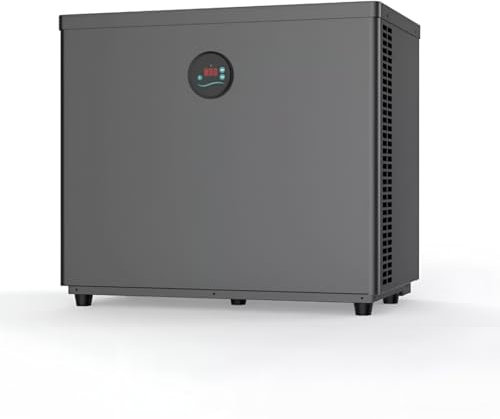 poolomio AQ4 Wärmepumpe Pool 5,4 kW - Extrem leise & umweltfreundlich - Poolheizung R32-Kältemittel - Ideal für Pools bis 20.000 l - Effiziente Poolwärmepumpe für geräuschsarme Wärmeerzeugung