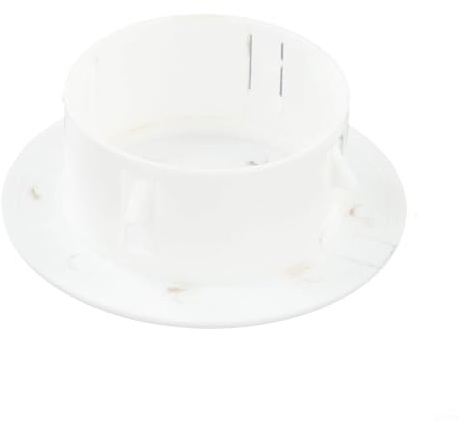 RichVibe Wandrohrabdeckung, runder Lüftungsschlitz-Verkleidungsschutz für Sanitärinstallation mit abnehmbarem Design, PP-Material 50–100 mm, weiß (70 mm)