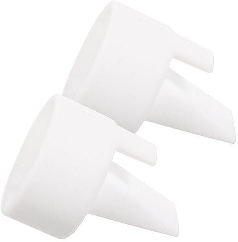 Silikon Milchpumpenventile Universalzubehör für Milchpumpen | Weiß, Leicht und Formstabil, Geeignet für Wochenbett und Haushalt, 2 Stück-pack