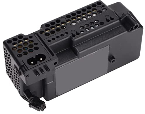 Marhynchus Fuente de Alimentación Adaptador de CA 12 V 10 A, Reemplazo Interno para Consola de Juegos S, ABS + Diseño Portátil de Refrigeración Silenciosa de Metal con Bloque de Alimentación