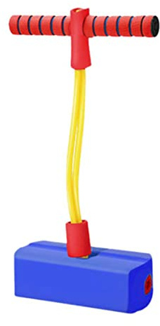 Pineeseatile Pull en Mousse pour Enfants, Jouet en Caoutchouc Souple avec bâton élastique, Anniversaire avec Son léger pour Enfants, Bleu pour Un Usage Quotidien