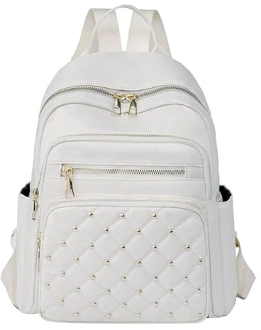 Generisch Mochila 2026 de tela al aire libre bolsa de viaje mochila de ocio, Blanco, Talla única para todos, Mochilas tradicionales