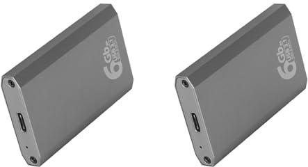 Zolynx 2X Adattatore per SSD MSATA A USB 3.1 Gen2 da 10 Gbps con Porta di Tipo C per Hard Disk Interno A Stato MSATA