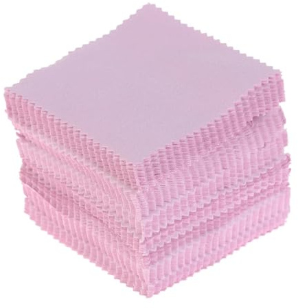 Paño para pulir plata 100 Uds paño for pulir plata limpieza suave limpio for herramienta de joyería oro plateado