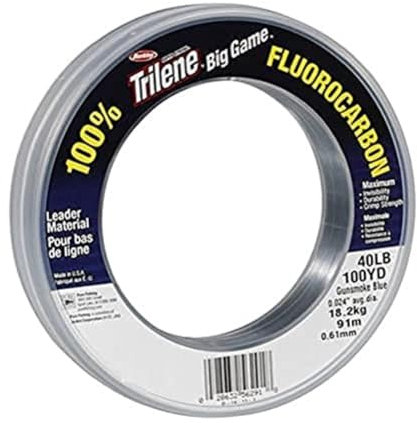 Berkley Trilene Big Game Fluorocarbon Leader Angelschnur – 100 % Fluorocarbon in Profi Qualität