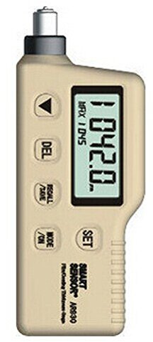 Gowe Film Coating Thickness Gauge SMART SENSOR Dry Film Coating Thickness Gauge Fe-Probe: Measurement on ferrous metals: Steel & Iron, Range: 0.0 to 50 mils (0 to 1250 ?m)