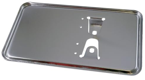 Kennzeichenhalter Platte in Chrom 100x175 mm | Platte in Chrom 100x175 mm | Kennzeichenhalter-Platte in Chrom, Maß 100x175 mm; Ausführung und Maße zur sicheren Produkterkennung vor Bestellung prüfen