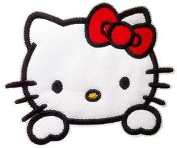 Aufnäher/Aufbügler/Aufnäher, Motiv Hello Kitty