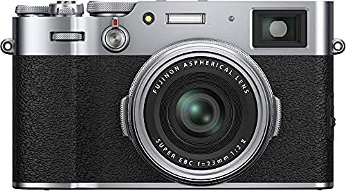 Fujifilm 16642965 X100V Mirrorless Digital Camera, Silver