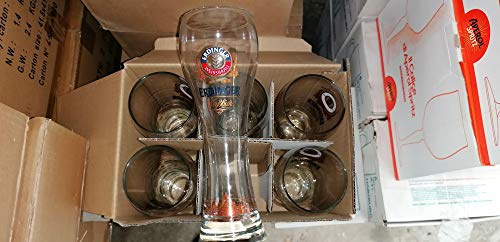 LOT DE 6 VERRES 50 CL BIERE ERDINGER - NEUF - MAGNIFIQUE