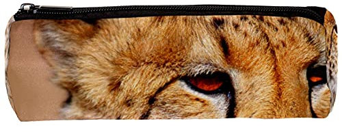 WARMFM Tier Gepard Federmäppchen mit Reißverschluss Schul- und Bürobedarf Schreibwaren Aufbewahrungsboxen
