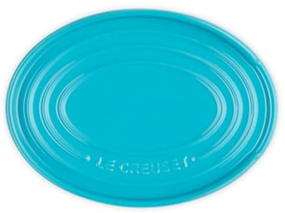 Le Creuset ovale Löffelablage aus Steinzeug, Karibik, 71507151700099