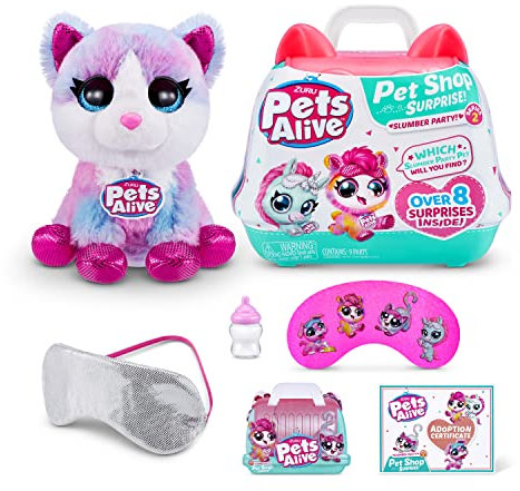 Tienda de Mascotas Sorpresa S2 Pets Alive, Dozer the Kitty, 17 cm, de ZURU