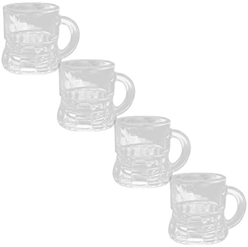 CALLARON 4stücke Kleine Schnapsgläser Party Bier Schussgläser Kreative Kleine Bier Weinbecher Für Geburtstagsfeiern Hochzeiten Bankette Clubs Bars