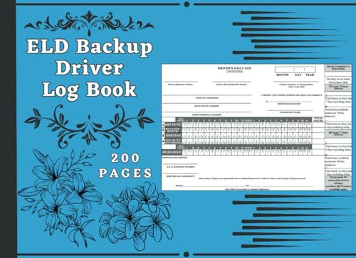 ELD Backup Logbook- Daily Checklist or Inspection Reports For Truck Drivers: 200 Single-Sided Carbonless Pages
