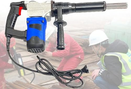 Ostreemaner 1100-W-Rostreinigungspistole, Pneumatischer Entkalkungsnadel-Rostentferner, Tragbare Elektrische Rostreinigungspistole Zur Entfernung Von Rost
