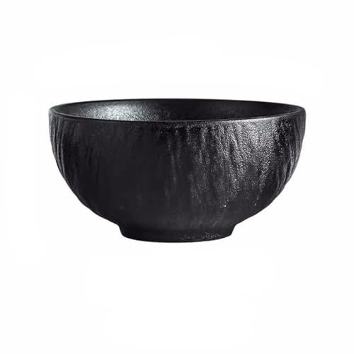 Ciotole Cucina Ciotola for zuppa giapponese, grande insalatiera for la casa, ciotola for noodle, ciotola for roccia personalizzata, grande ciotola for zuppa, stoviglie Scodella Colazione(Black,1500ml)