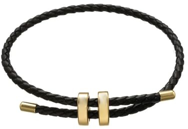 SLJYM 1Pcs Adjustable Braided Eight-Character Buckle Leather Bracelet Couple Men Women Bangle Jewelry Making Accessories