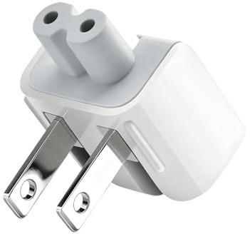 Powice Reiseadapter Europa auf USA für Apple Power Adapter, AC Adapter Geeignet als Ersatz für das Apple Netzteil,Ladestecker für Netzstecker Adapter für Reisen in die USA, Kanada, Mexiko