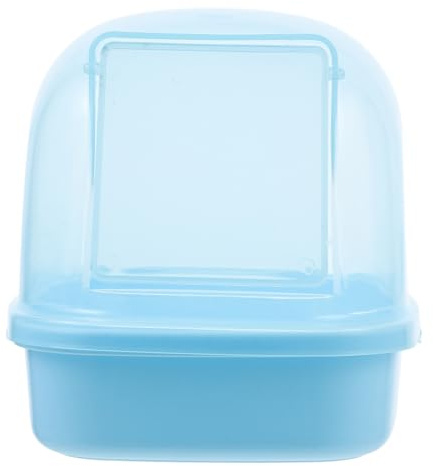 HOLIDYOYO Badewanne mit Platzsparendem Design aus Kunststoff Hamster Sandbad und Versteck Multifunktionale als Toilette für Hamster und Chinchillas