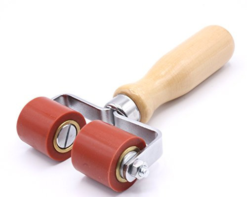 Profi Qualität Andrückrolle 2 x 28 Doppelt Silikon Andrückwalze Andrück Rolle Folie Dachdecker