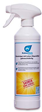 KaiserRein Glasreiniger mit Lotuseffekt (Abperleffelt) Spray 0,5L 500 ml Gebrauchsfertiger Scheiben-Reiniger