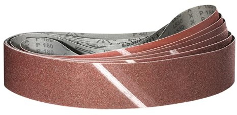 Klingspor LS 309 X + LS 307 X Schleifband | 50 x 686 mm | 16-teiliges Premium Set | Korn 40-360