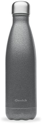 Qwetch - Bouteille Isotherme Originals ROC 500ml Revêtement Anti-Rayures Ultra Résistant - 24h Froid / 12h Chaud - Étanche, Lavable au Lave-Vaisselle - Gourde Inox Durable pour Sport, Bureau, Voyage