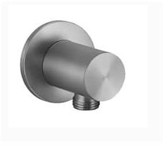 Gessi 316 Wandanschlussbogen 1/2 ohne Halter, 54269727, Farbe: Edelstahl matt gebürstet
