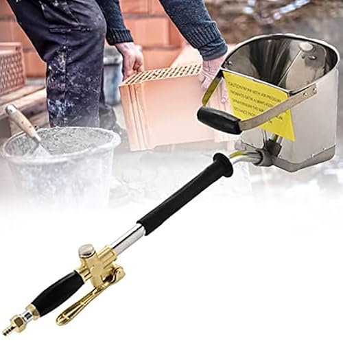 HLGKBY Stuck-Spritzpistole, Zementmörtel-Spritzpistole, 4-Strahl-Spritzpistole für Gips, Beton, Zement, zum Streichen von Wänden und Decken, Putzspritze, einfache Bedienung