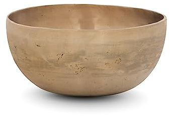 XDrum Therapeutic Klangschale Ton C / 1400 g, Gestimmt auf Ton C | Handgehämmerte Klangschale für Wurzelchakra (Muladhara), Harmonisiert die Energie und unterstützt Blockadenlösung, Ängsten
