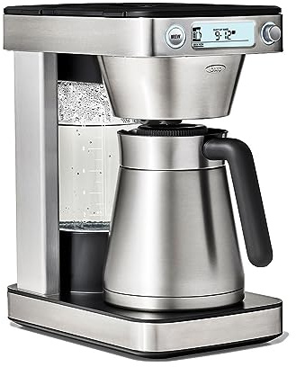 OXO Brew 12-Cup Coffee Maker With Podless Single-Serve Function,Silver