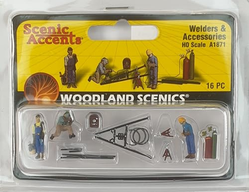 Woodland Scenics A1871 Schweisser Schweissgerät und Zubehör Figuren Spur H0 HO 1:87 Welders Accessories
