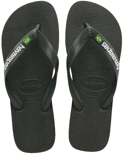 Havaianas Mens Flip Flops Olive Green 9/10 4344