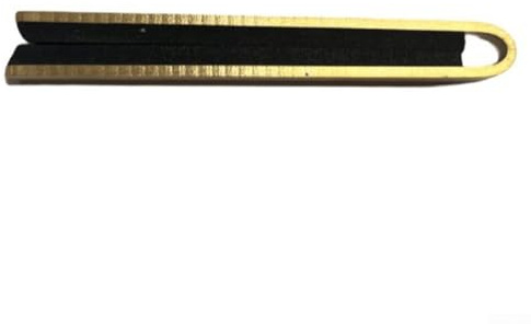 Besttoolifes Goldfarbener Banjo-Dämpfer, handgefertigtes Metallbrücken-Zubehör für leises Üben, nachhaltiger Ton, einfache Installation, kompatibel mit verschiedenen Modellen, verbessert das