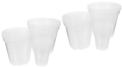 POPETPOP 2 Juegos Plant Pot Jardinera para Orquídeas Maceta Transparente Insertos De Jardinera para Macetas Grandes Florero De Orquídeas De Vivero s De Jardín 9 Uds * 2